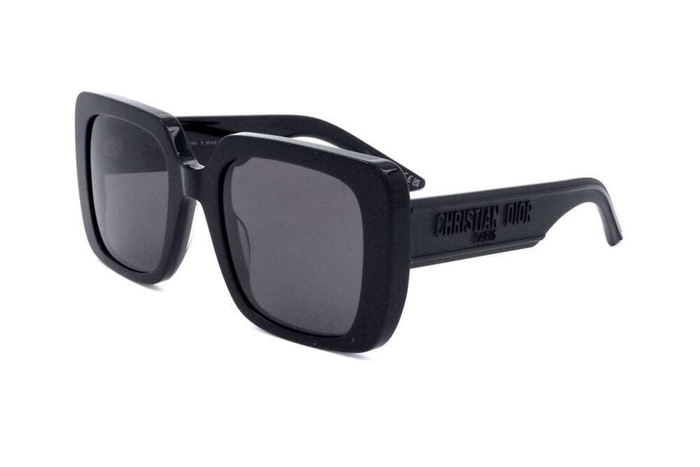 Christian Dior Sunglasses WILDIOR S3U 10A0 Black Square Frame Gray Lens 55mm New